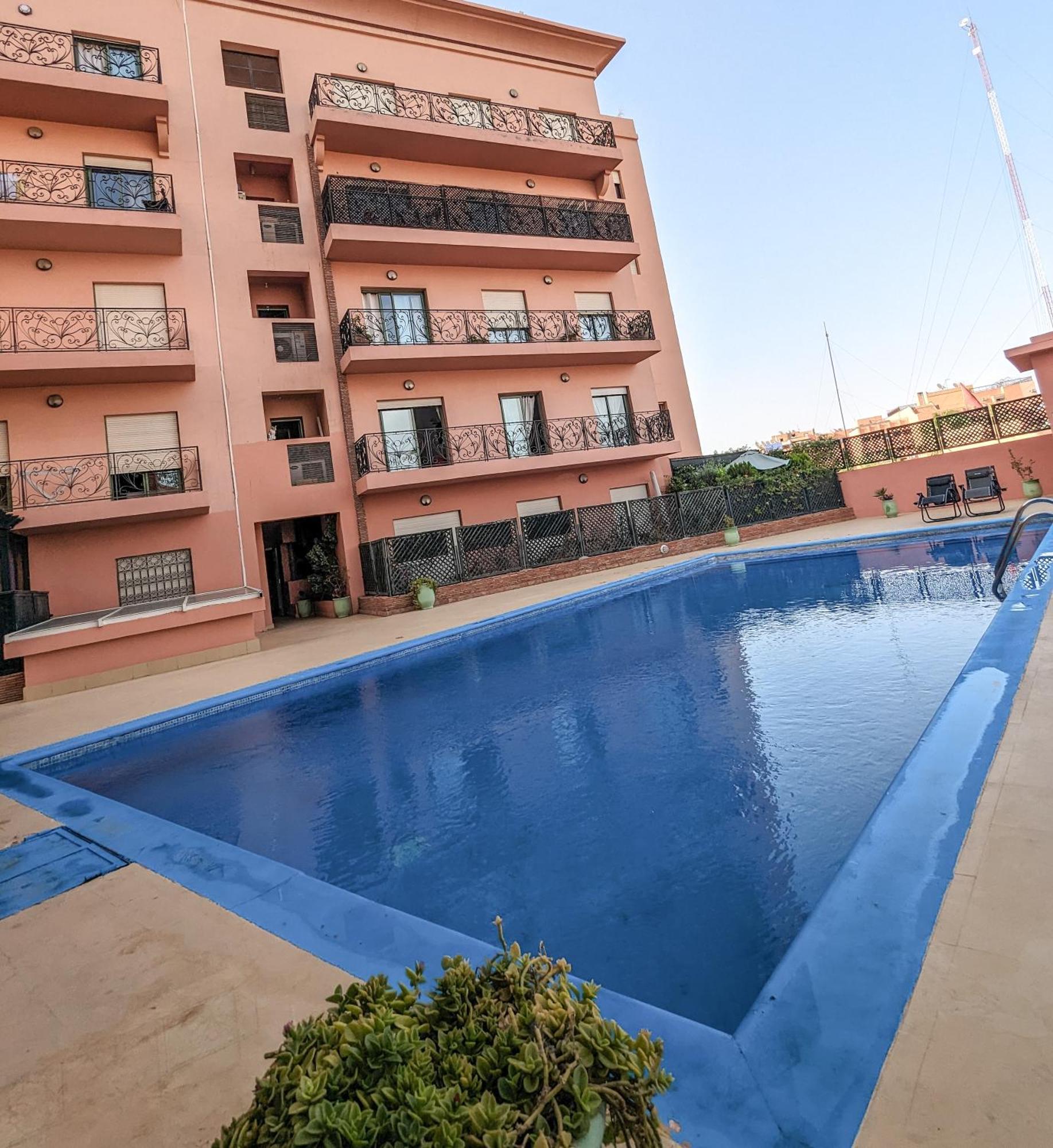 Apartement Panoramic View Majorelle Garden With Pool マラケシュ エクステリア 写真