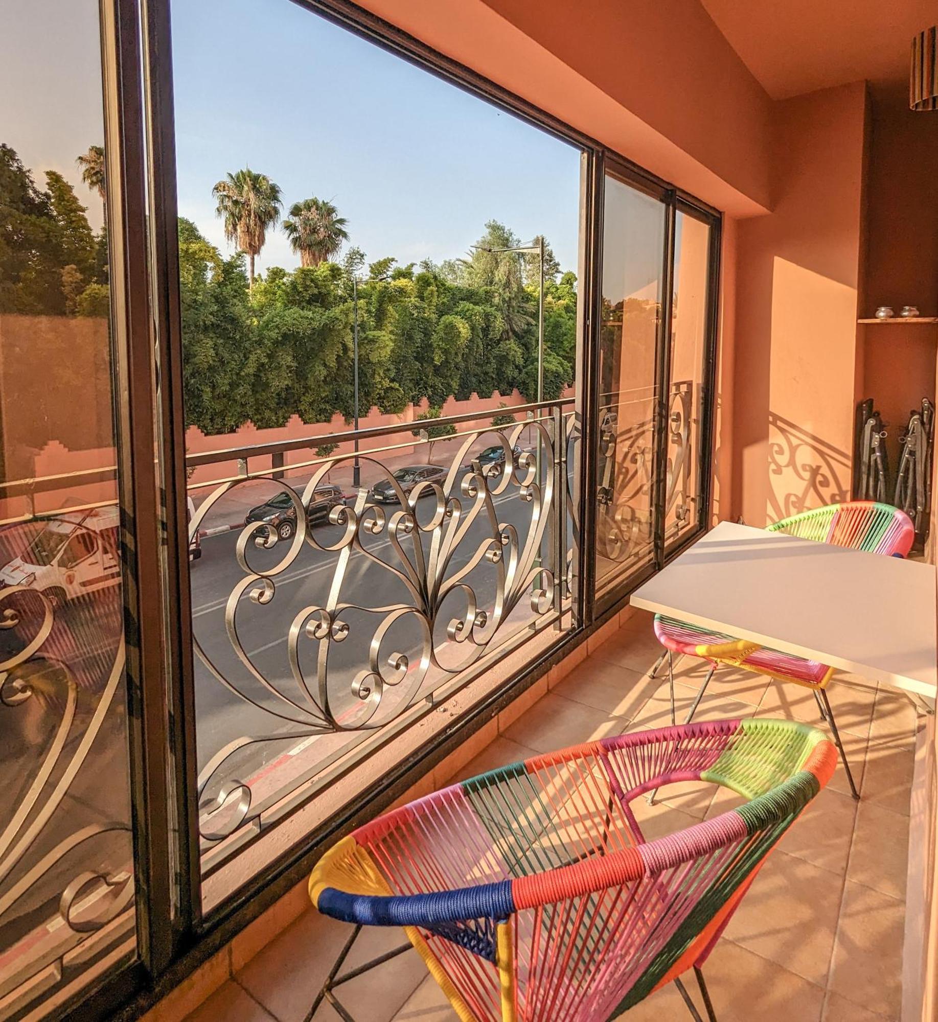 Apartement Panoramic View Majorelle Garden With Pool マラケシュ エクステリア 写真